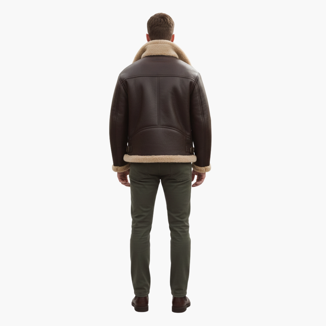 Blouson aviateur homme avec doublure sherpa