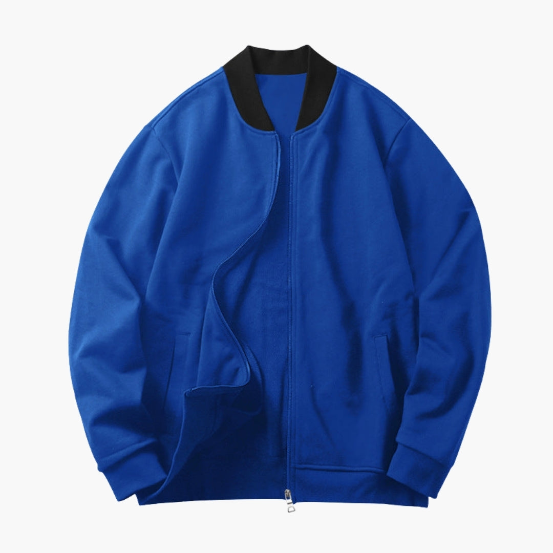 Blouson bomber til mænd med elastiske manchetter