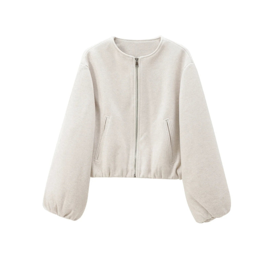 Blouson bomber donna con chiusura lampo