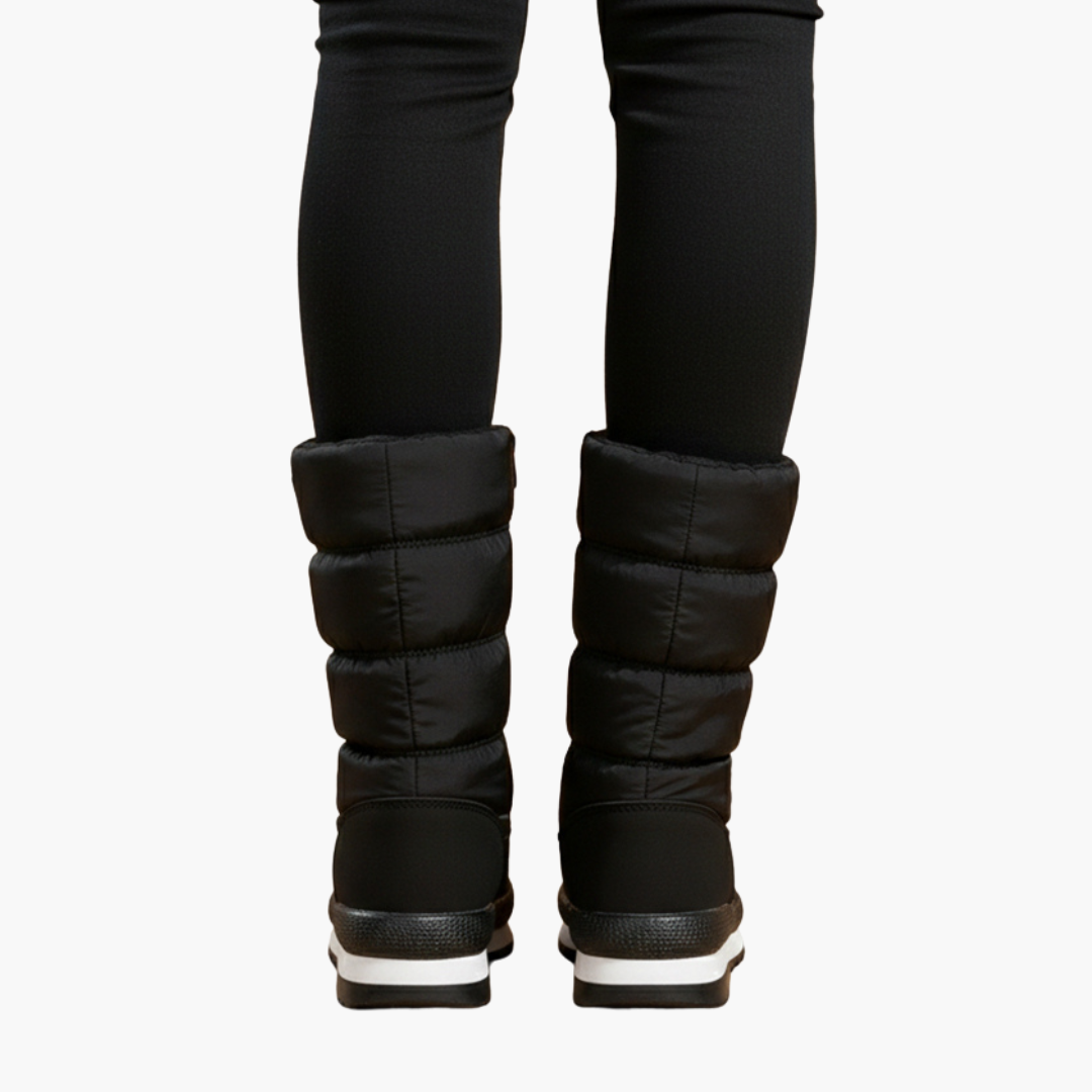 Bottes de neige femme avec fermeture zippée