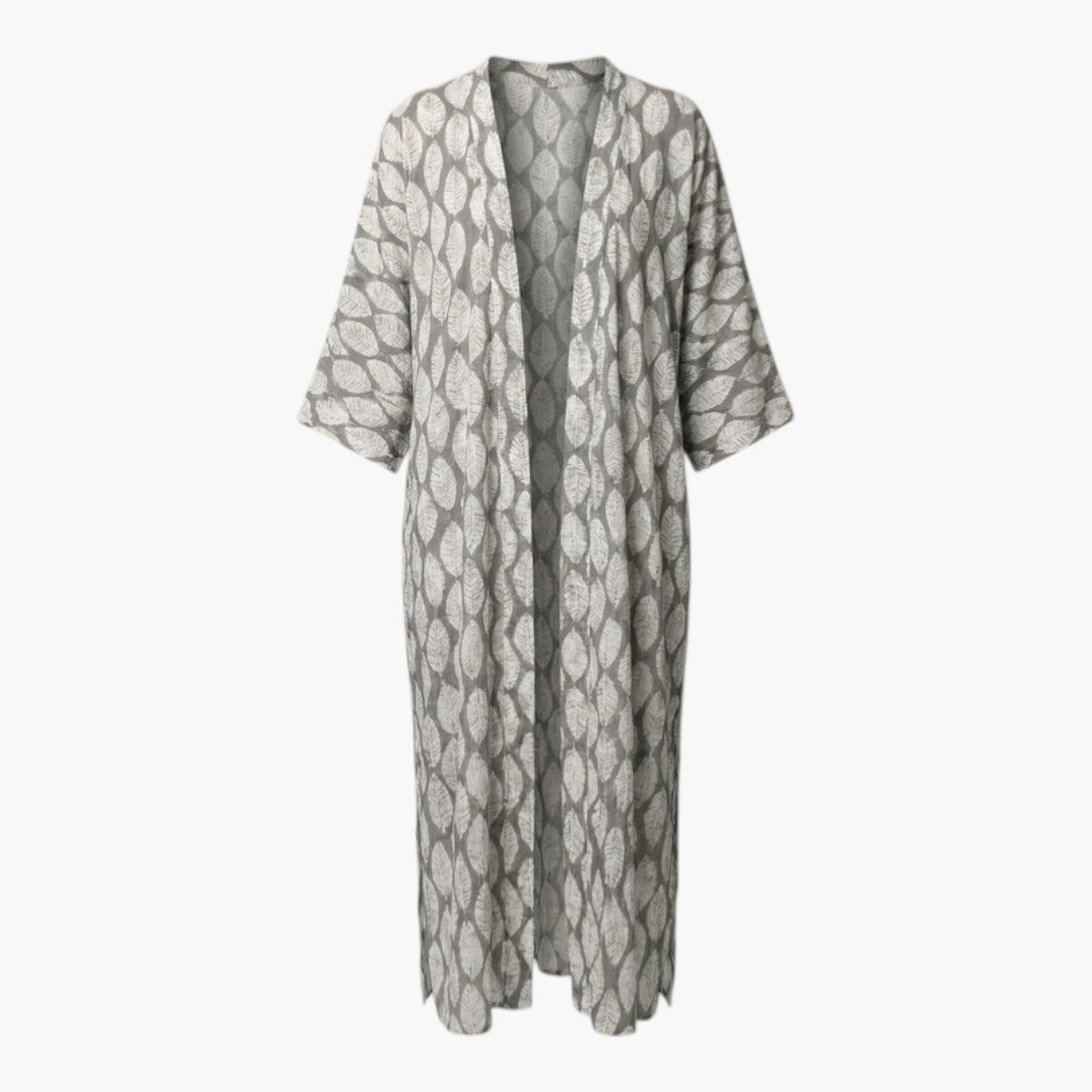 Cache maillot donna con davanti aperto e maniche a tre quarti
