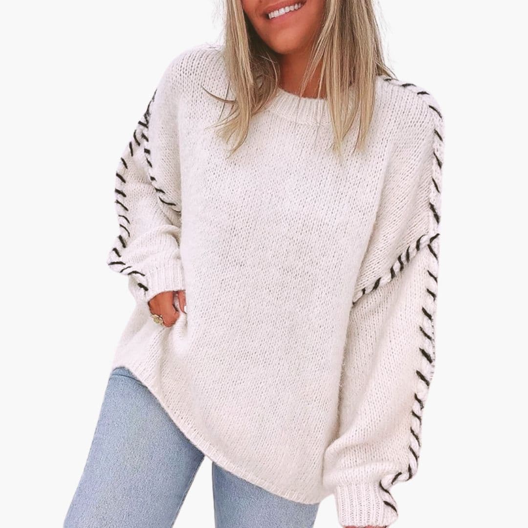 Cardigan Femme Col Rond avec manches longues