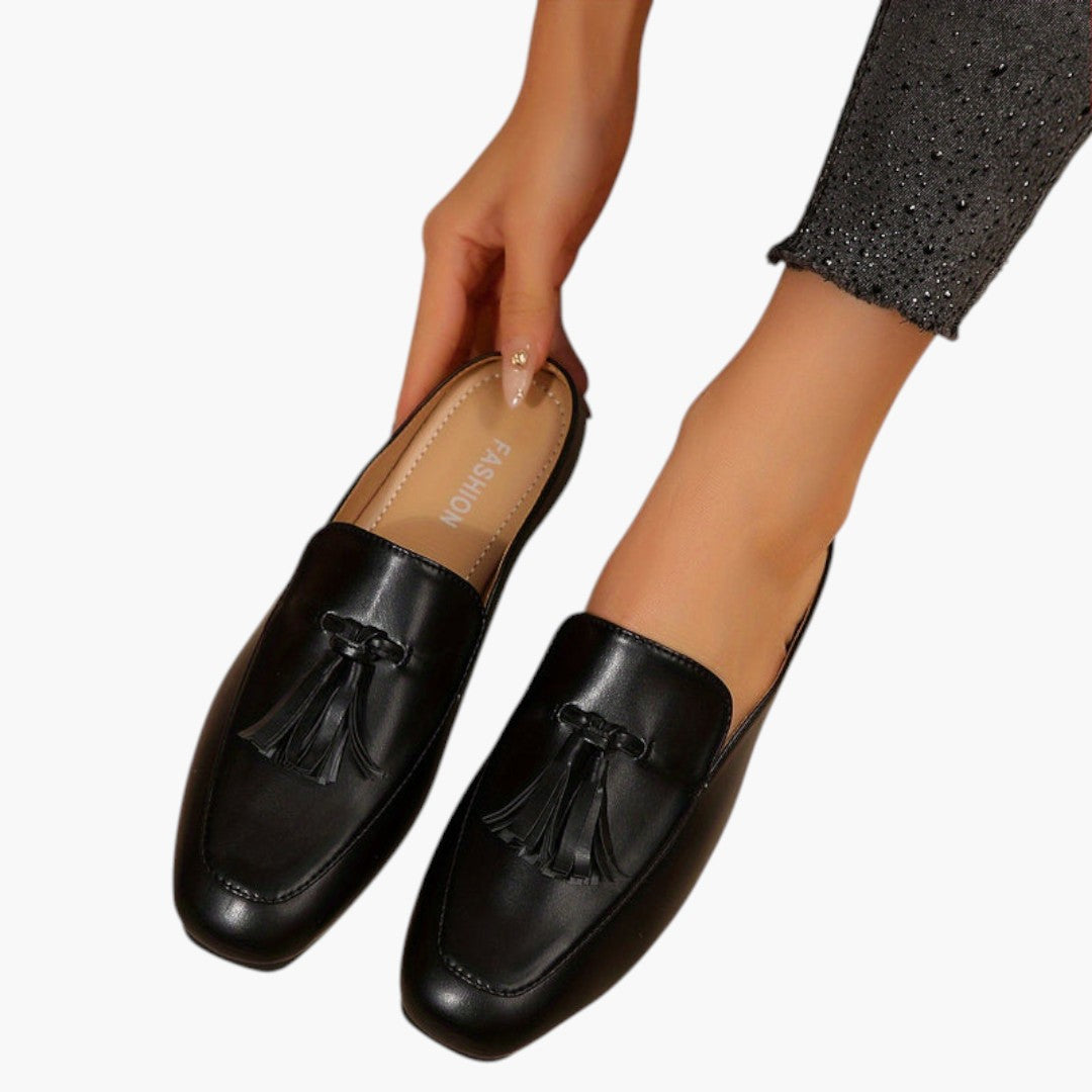 Chaussures Femme avec Design Penny Loafer et Fermeture Slip On