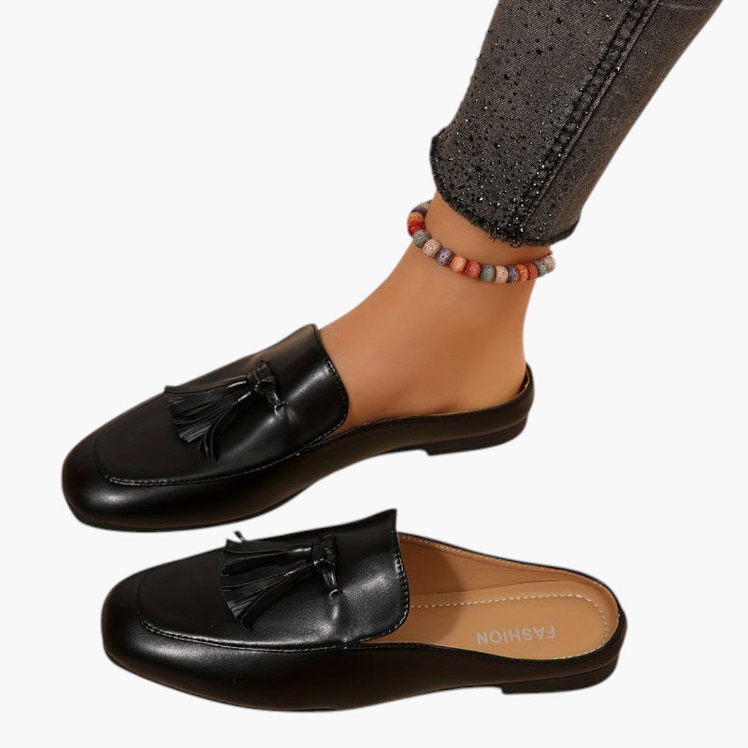 Chaussures Femme avec Design Penny Loafer et Fermeture Slip On