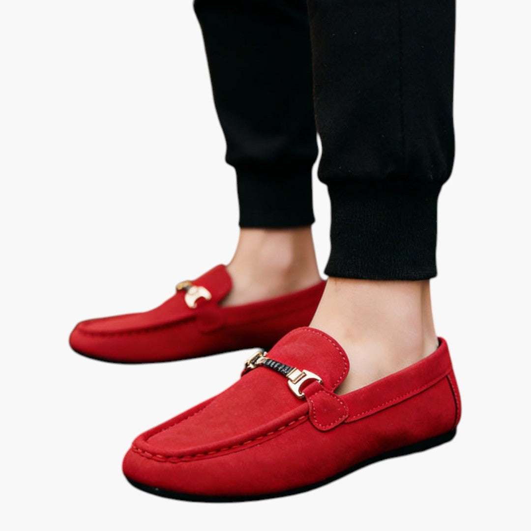 Chaussures Homme Slip On a Bout Pointu et Semelle Caoutchouc