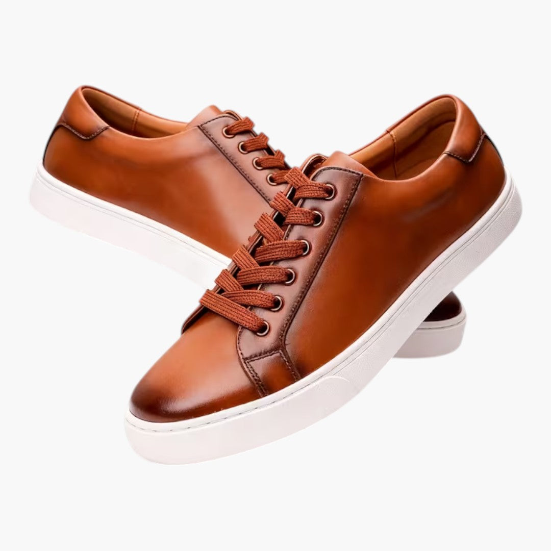 Chaussures Homme Sneakers avec Laçage et Bout Rond