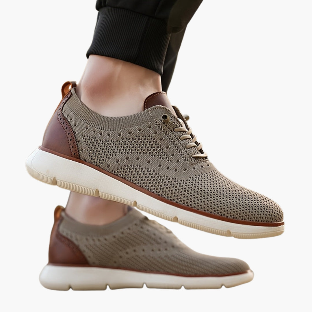 Chaussures Homme Sport Slip On avec Bout Rond et Semelle Caoutchouc