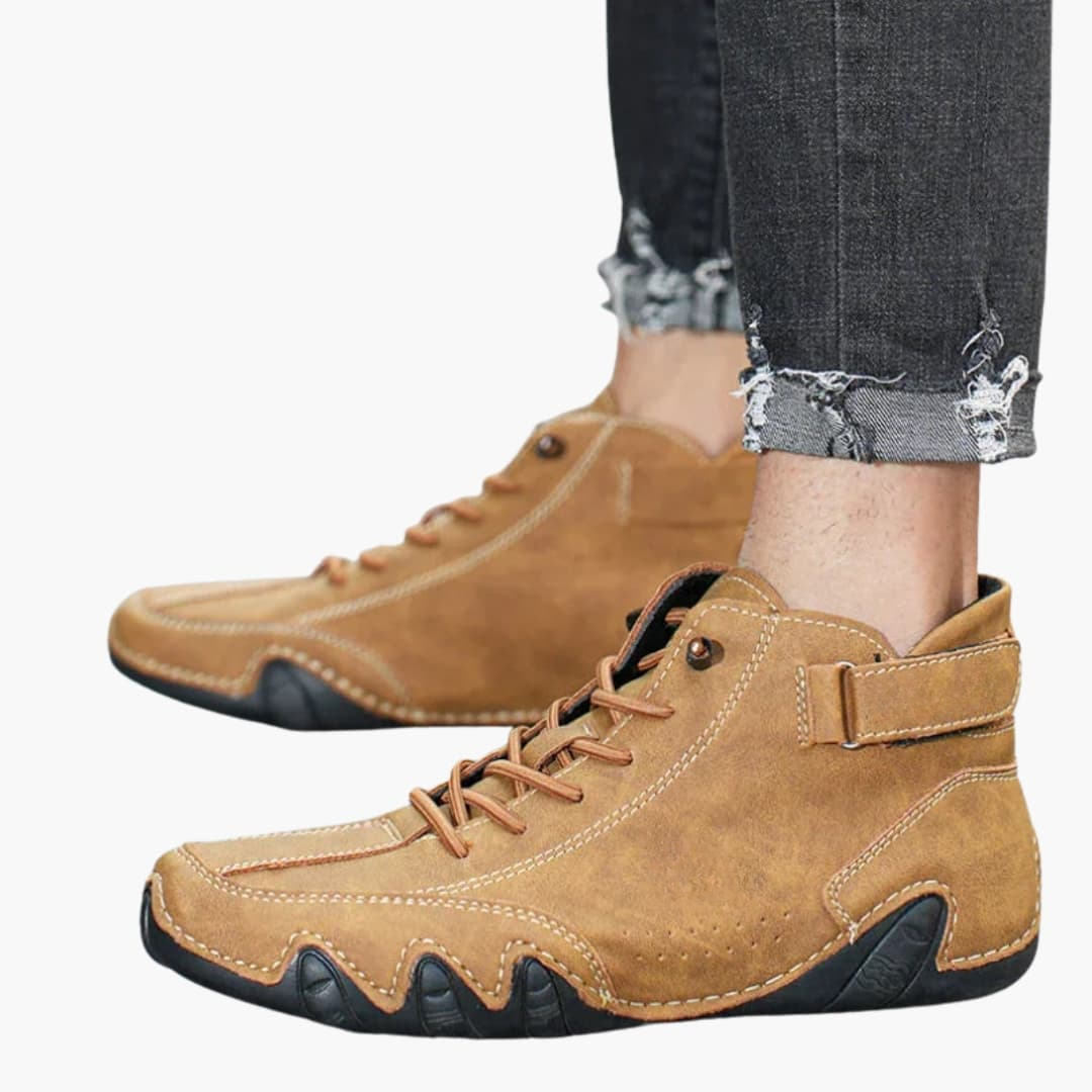 Chaussures Homme à Lacets avec Semelle Motif Caoutchouc