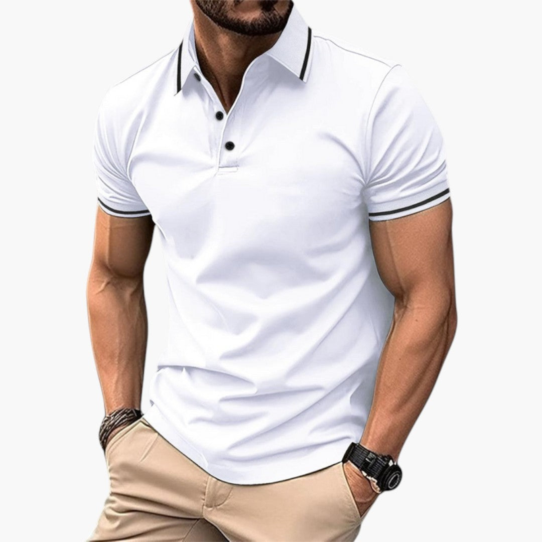 Chemise Polo Homme avec Col et Patte Boutonnée