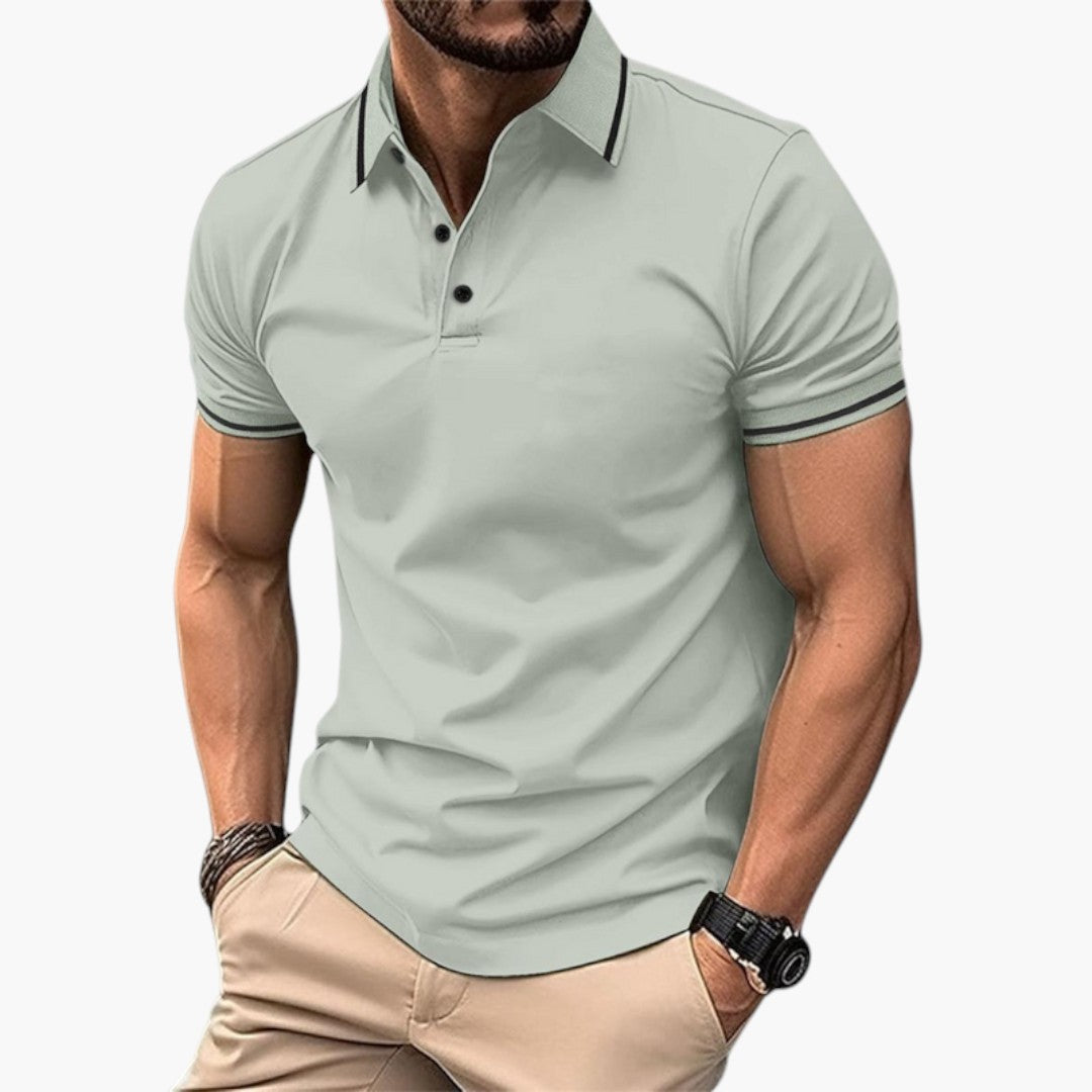 Chemise Polo Homme avec Col et Patte Boutonnée
