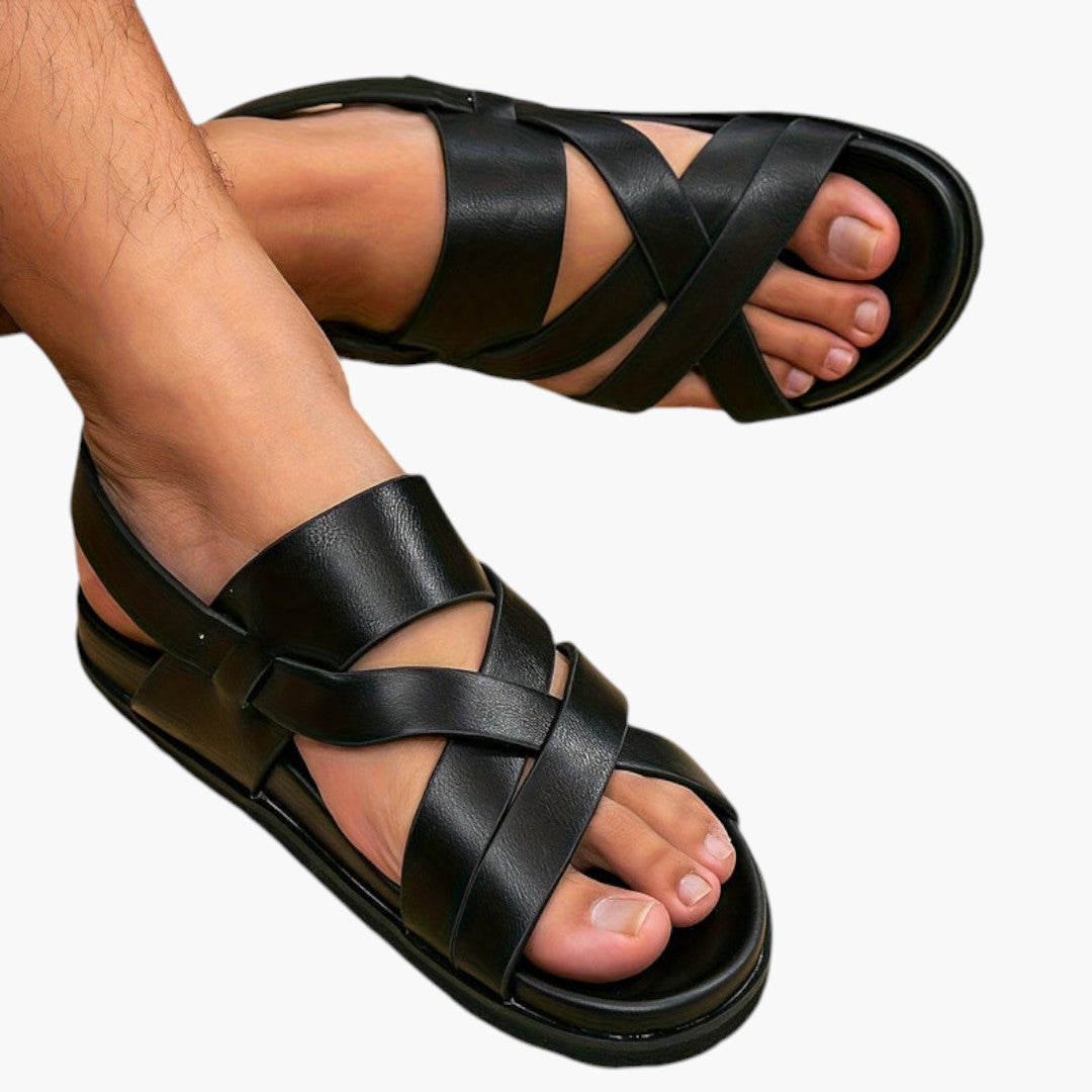Confortable Sandales Homme a Brides Épaisses et Semelle Double
