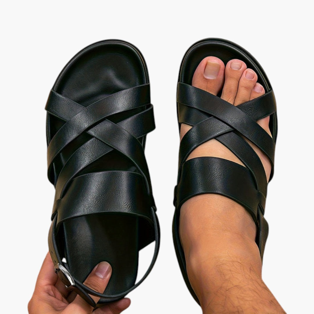 Confortable Sandales Homme a Brides Épaisses et Semelle Double
