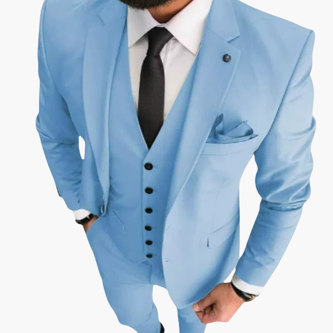 Costume tre pezzi uomo con gilet