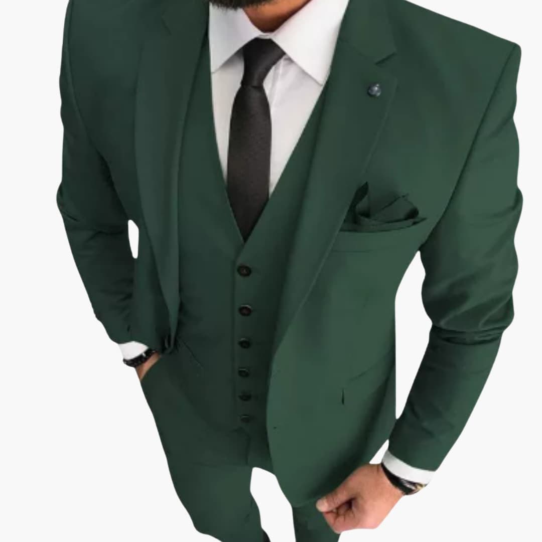 Costume tre pezzi uomo con gilet