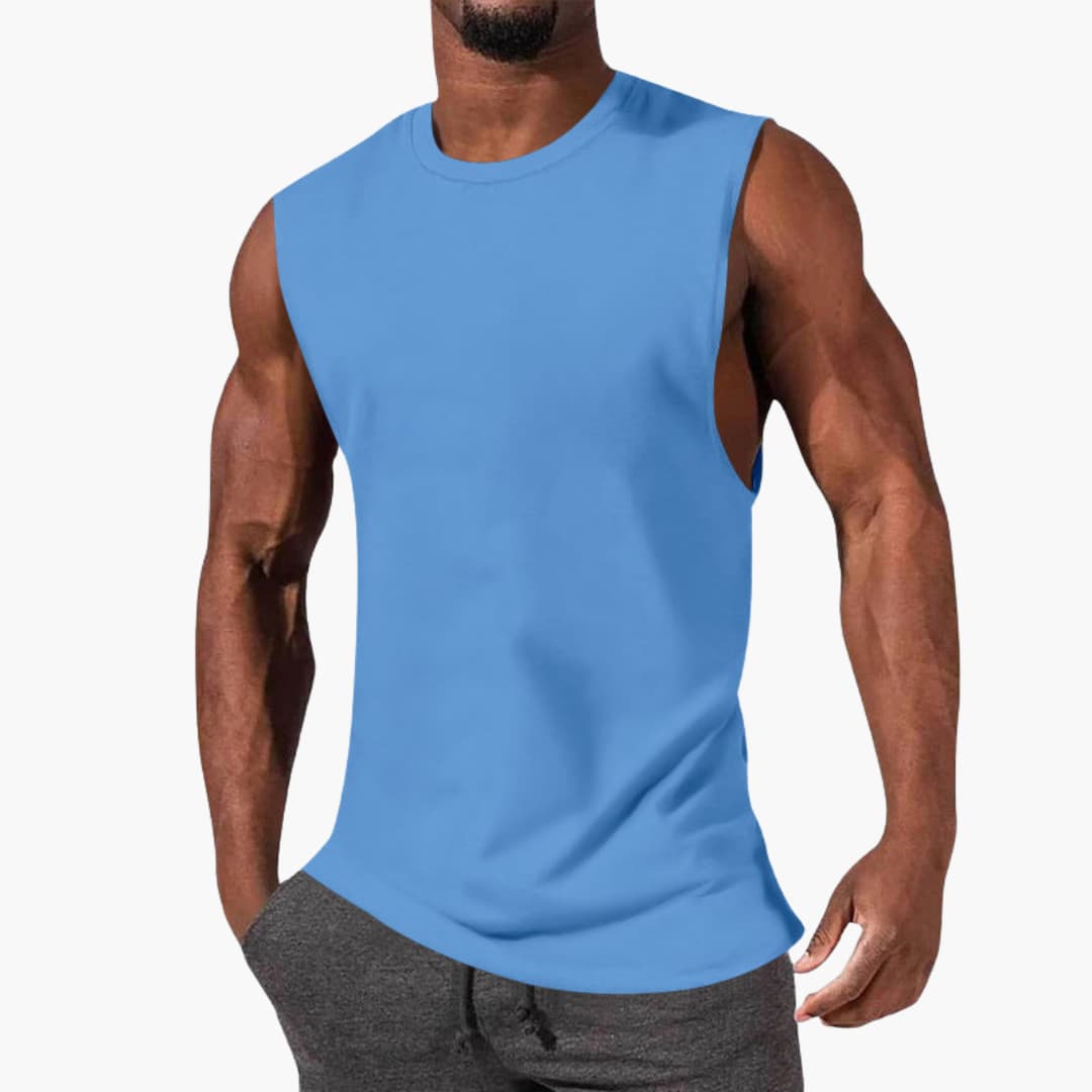 Débardeur de sport homme avec larges emmanchures