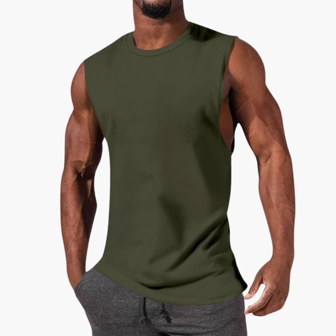 Débardeur de sport homme avec larges emmanchures