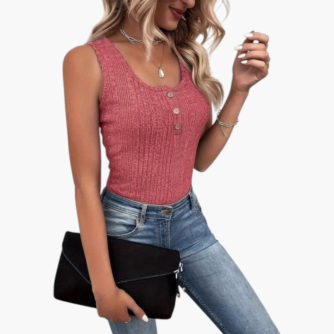 Top donna con scollo ampio