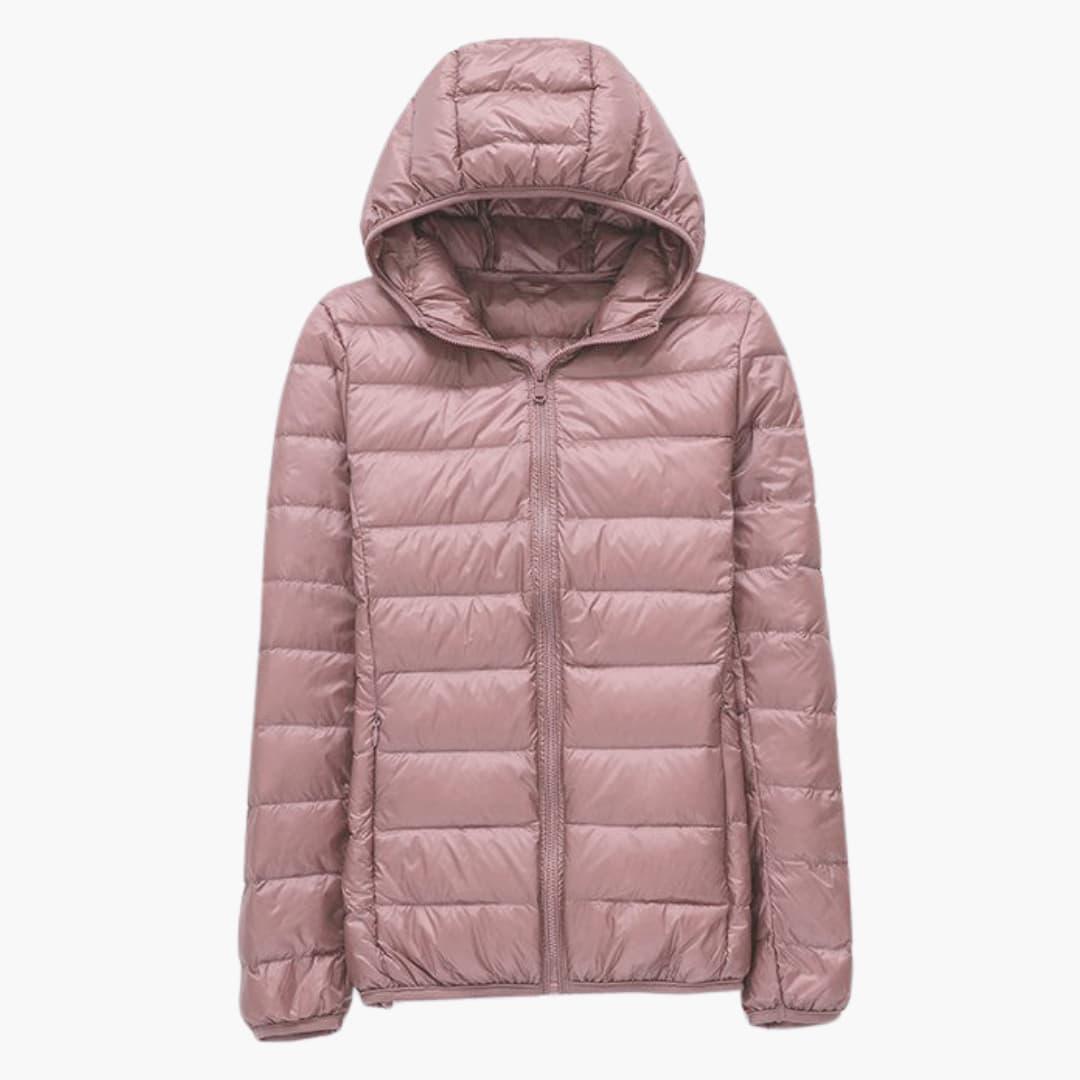 Doudoune Femme à Capuche avec Poches Zippées