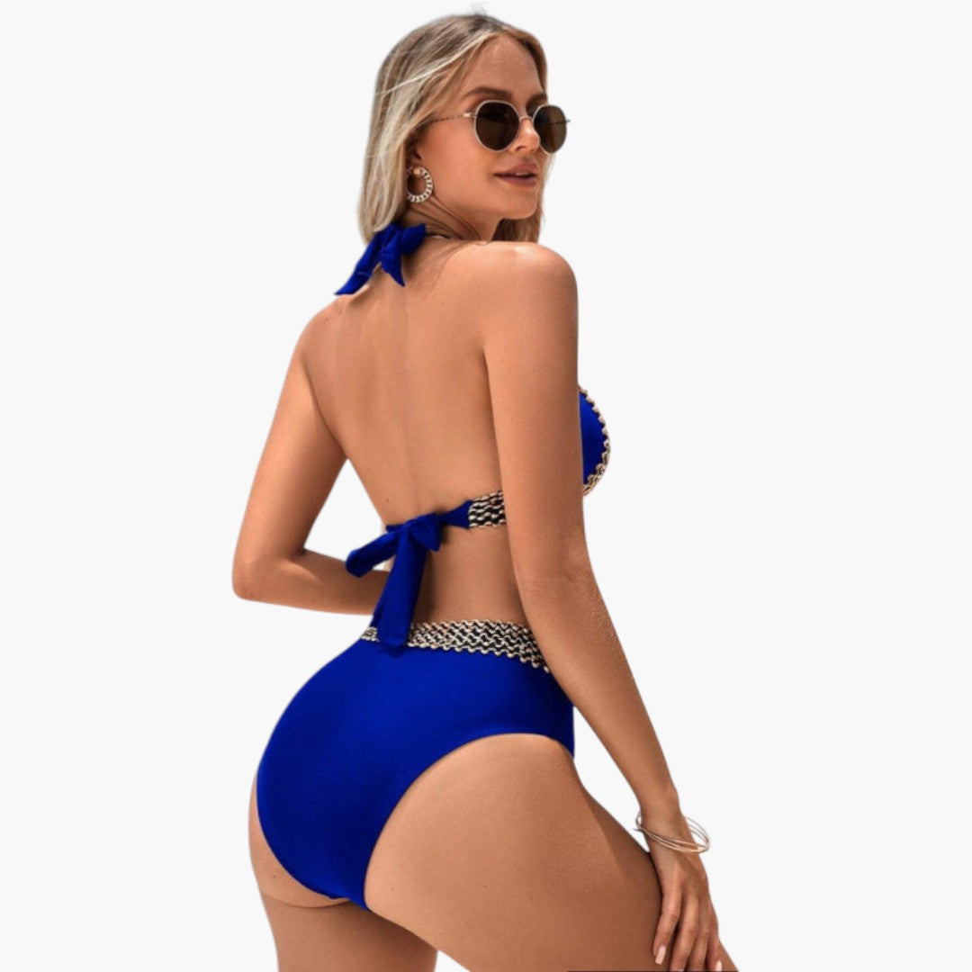 Bikini-Set für Damen mit Dreieck-Oberteil