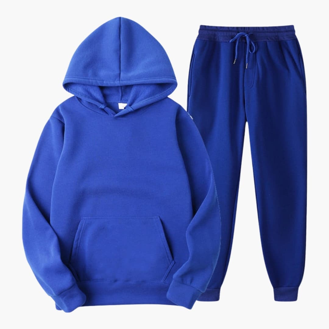 Damen-Jogginganzug mit elastischem Bund und langen Ärmeln