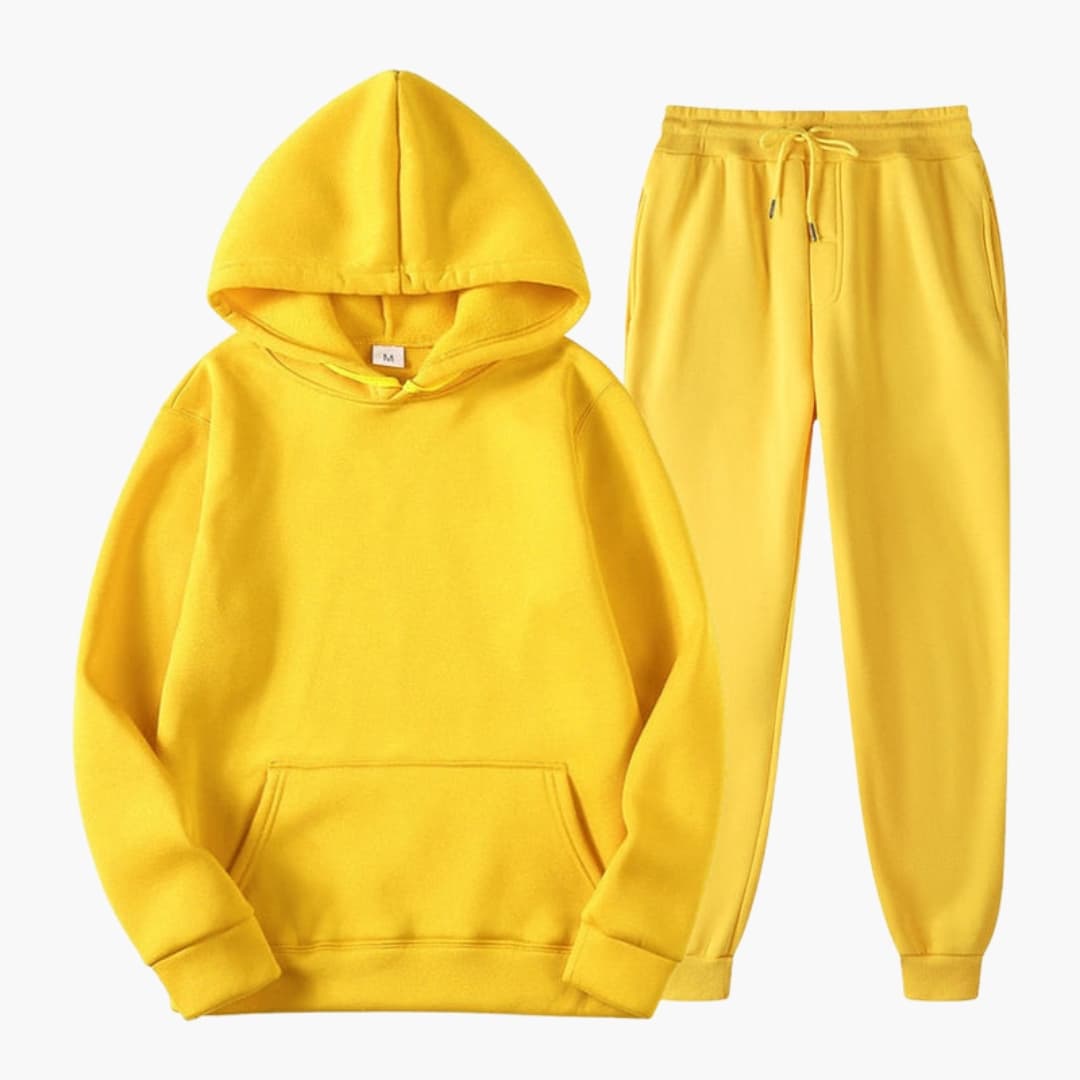 Damen-Jogginganzug mit elastischem Bund und langen Ärmeln