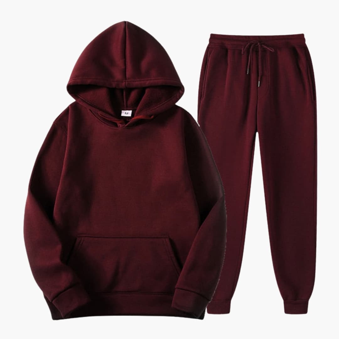 Damen-Jogginganzug mit elastischem Bund und langen Ärmeln