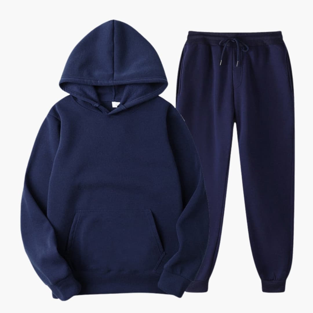 Damen-Jogginganzug mit elastischem Bund und langen Ärmeln