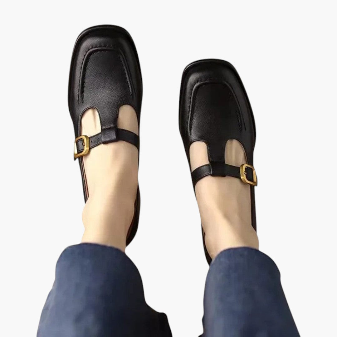 Femmes Chaussures Mary Jane avec Bride T et Semelle Orthopédique