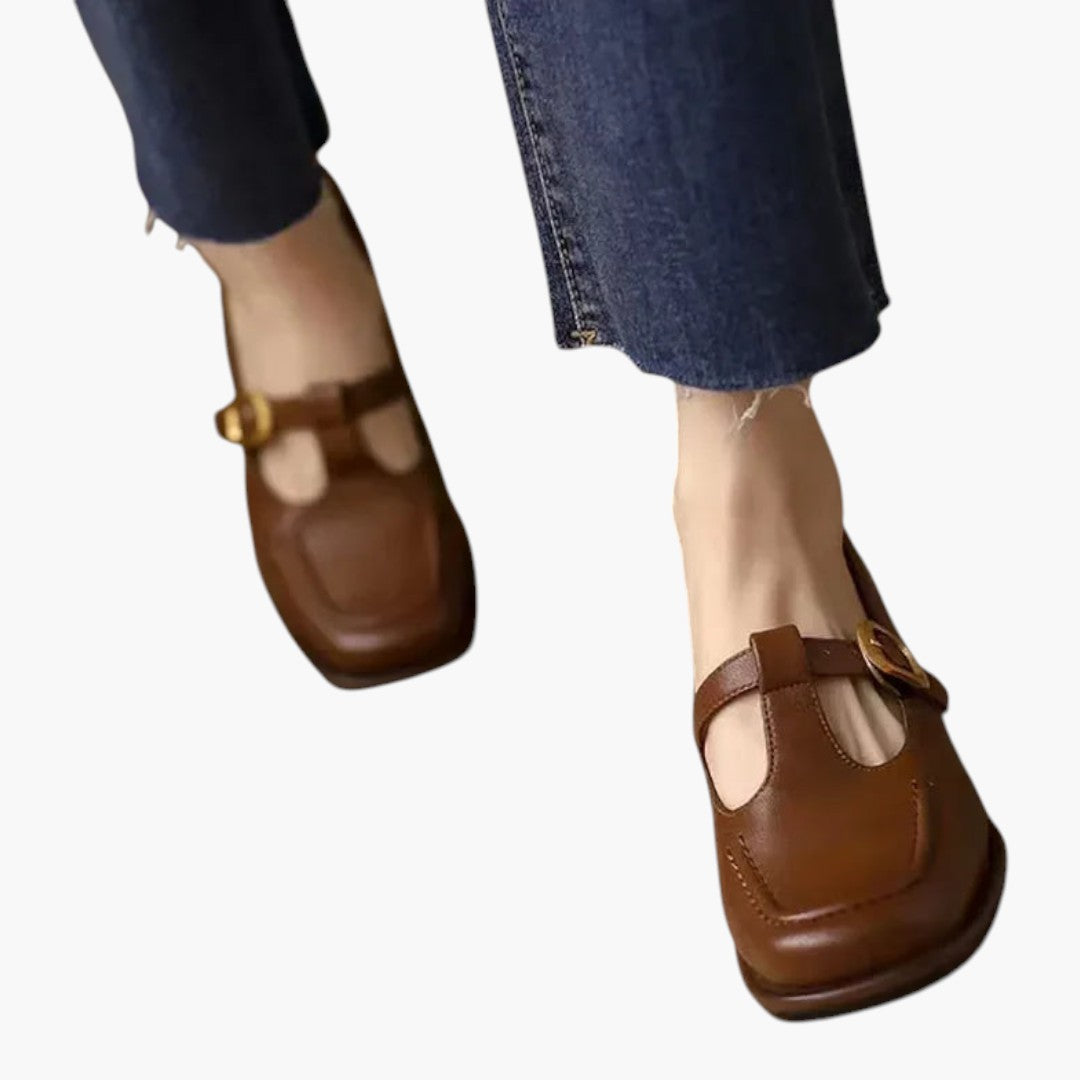 Femmes Chaussures Mary Jane a Bride T et Talon Bloc