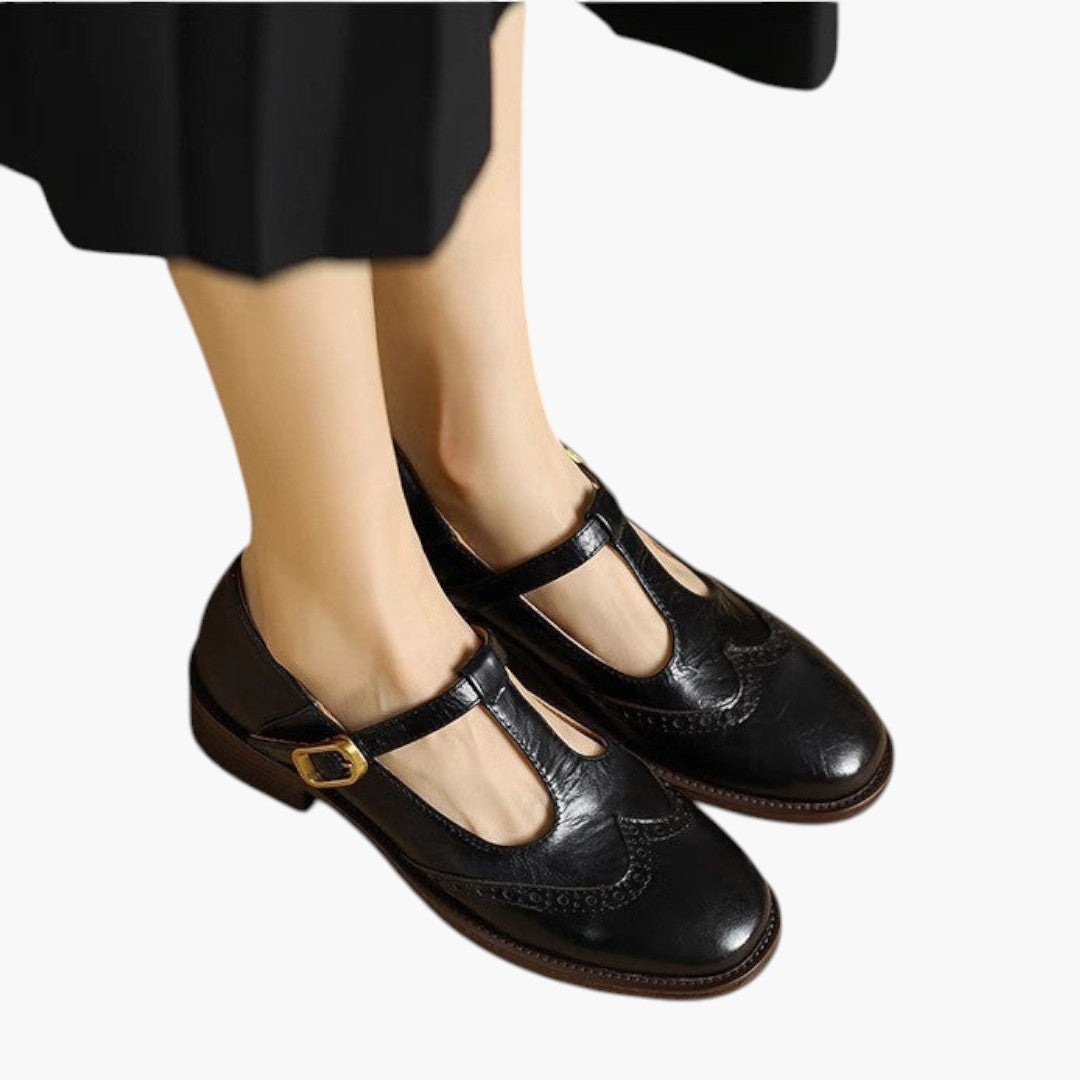 Femmes Chaussures Mary Jane avec Bride T et Talon Bloc