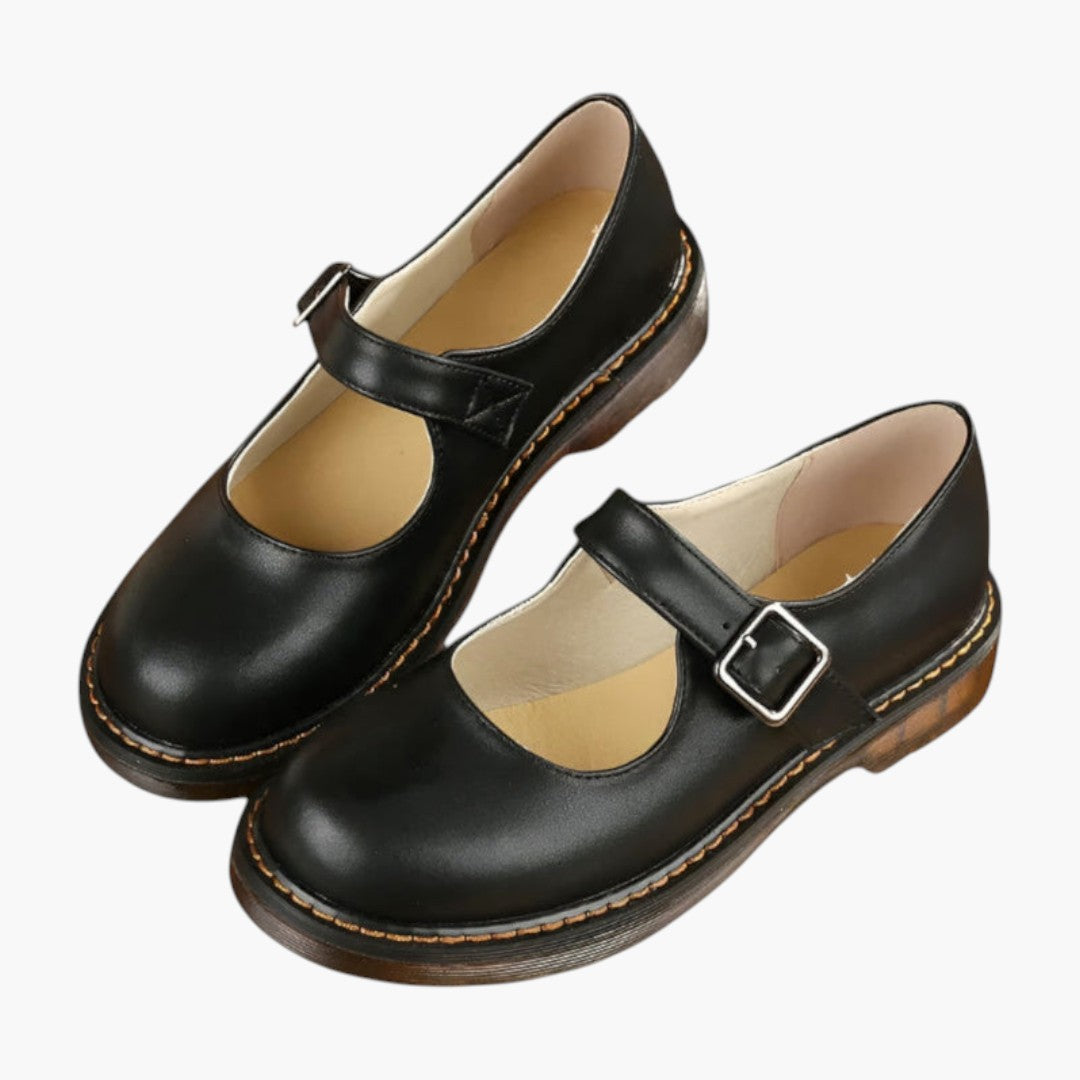 Femmes Chaussures Mary Jane avec Bride et Bout Rond