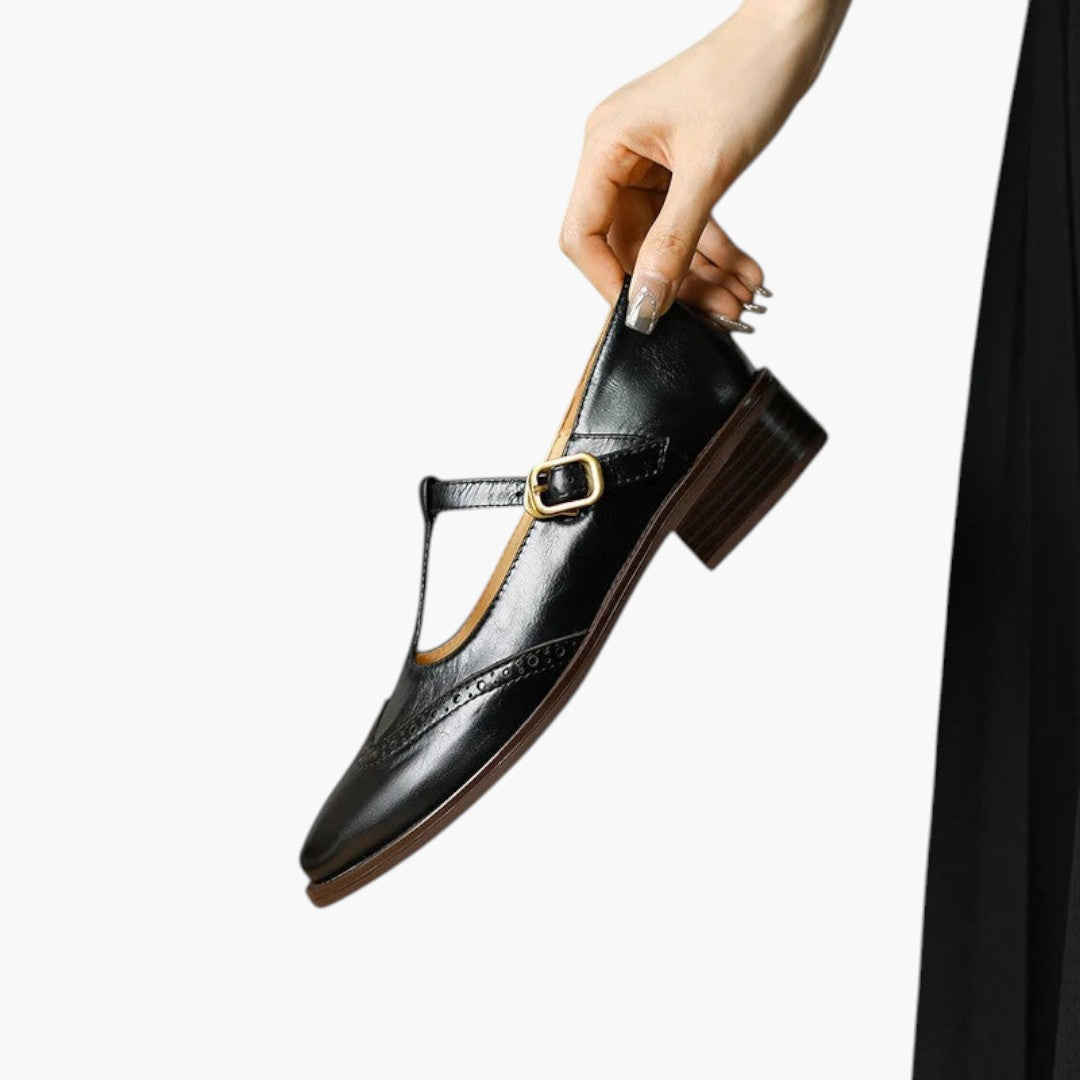 Femmes Confortables Chaussures Mary Jane a Bride et Bout Rond