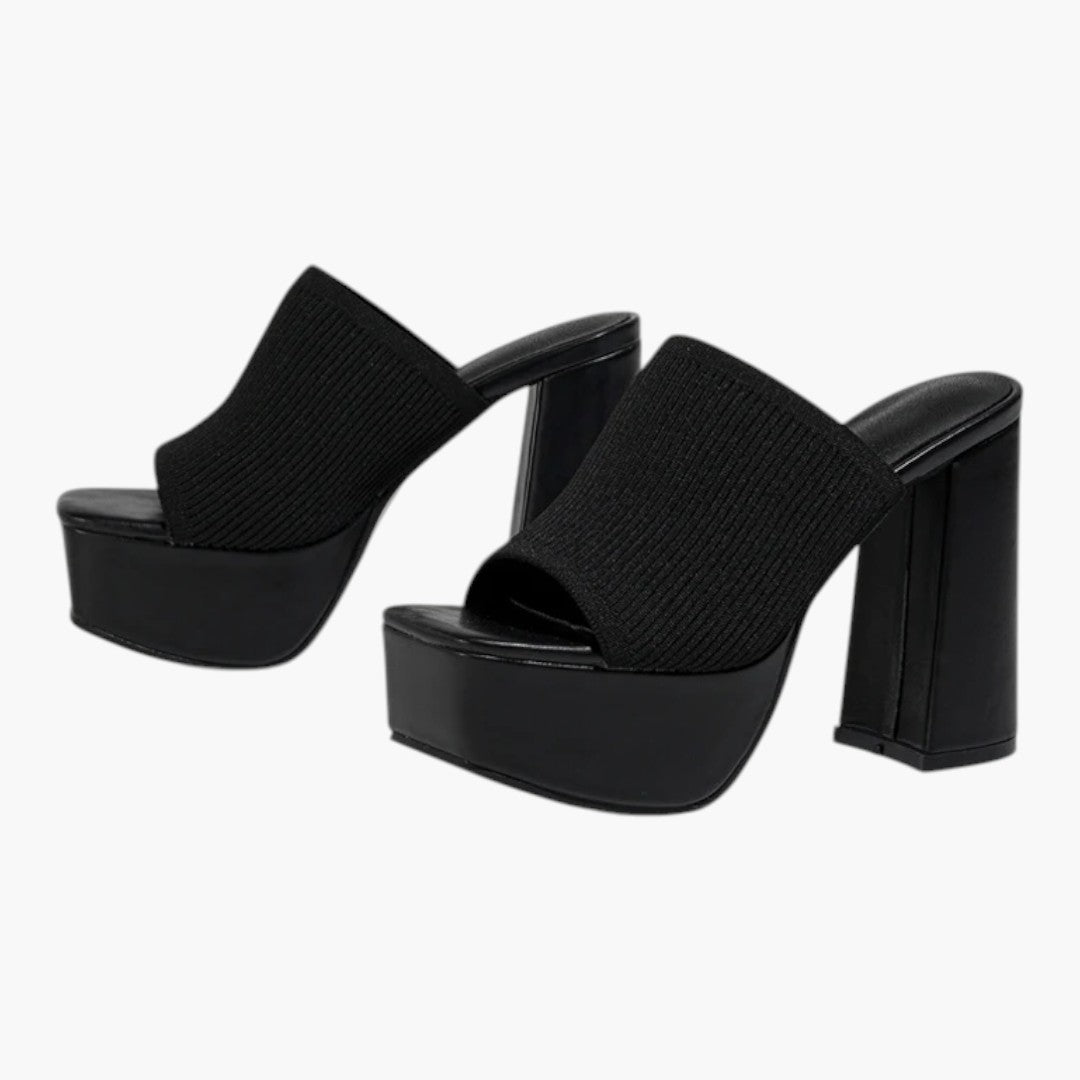 Damen Sandalen mit Plateau-Sohle und rutschfester Sohle