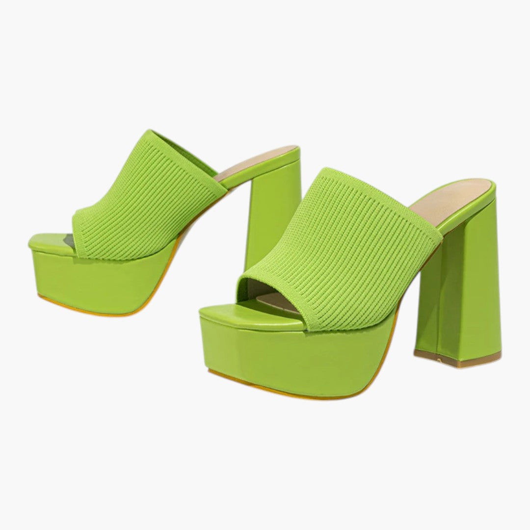 Damen Sandalen mit Plateau-Sohle und rutschfester Sohle
