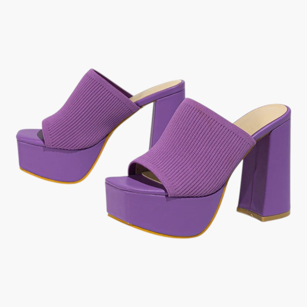Damen Sandalen mit Plateau-Sohle und rutschfester Sohle