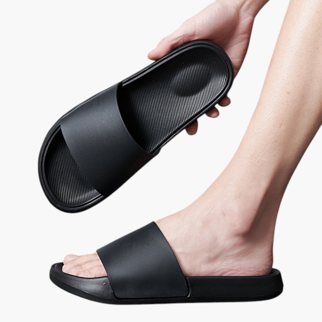 Hommes Chaussons avec Bout Rond et Semelle EVA