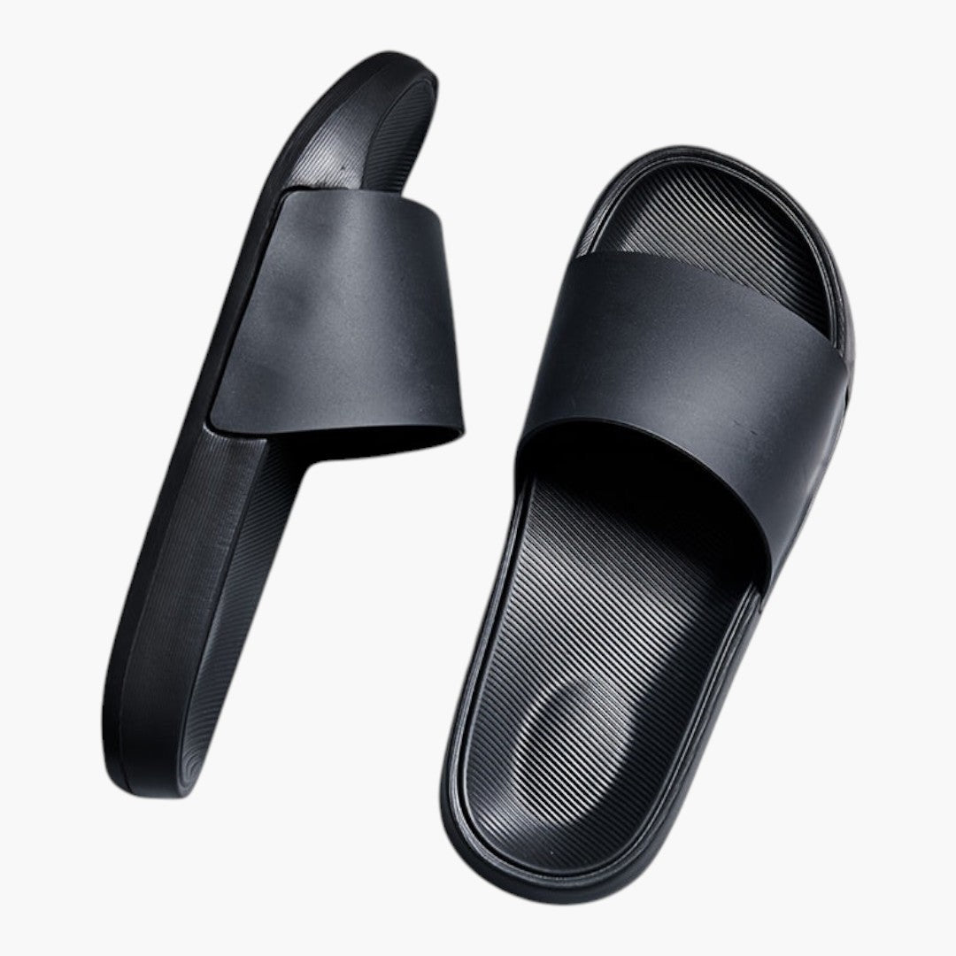 Hommes Chaussons avec Bout Rond et Semelle EVA