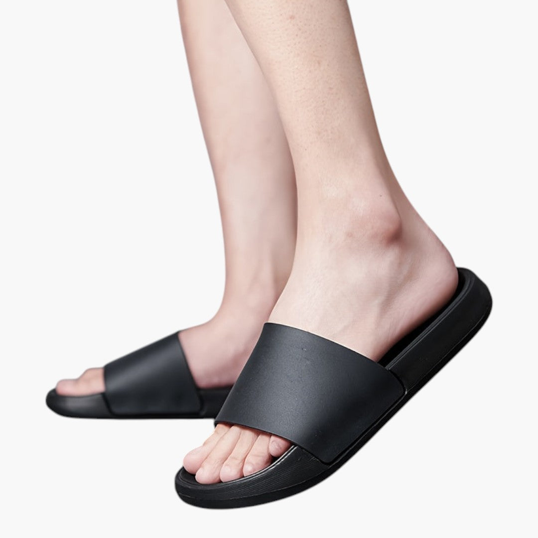 Hommes Chaussons avec Bout Rond et Semelle EVA