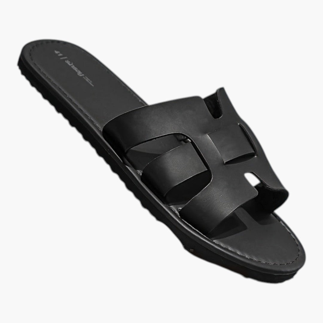 Hommes Chaussons avec Dessus PU et Semelle EVA