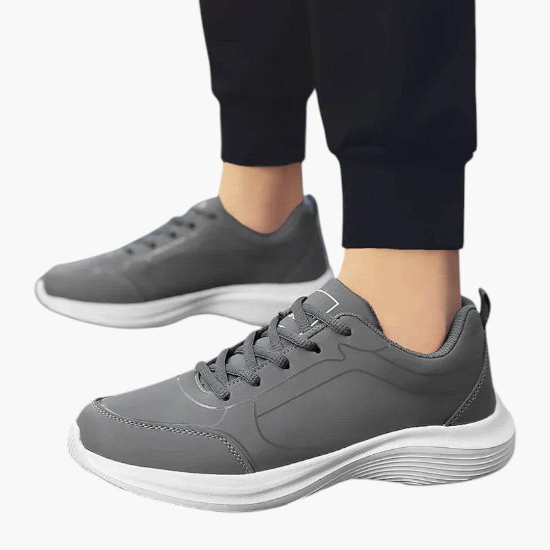 Hommes Chaussures de Sport a Tige en Cuir PU et Semelle Antidérapante