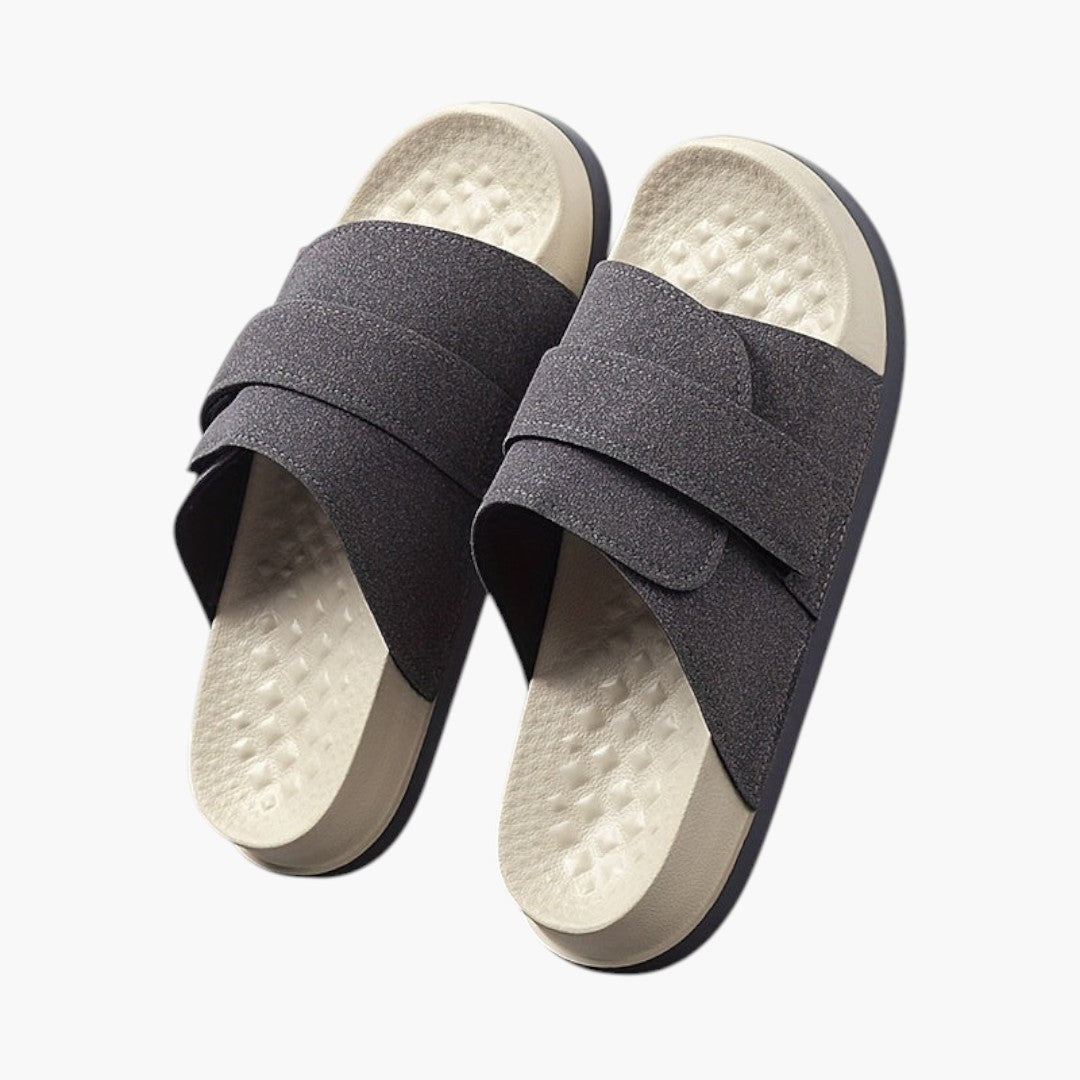 Hommes Pantoufles Sport a Fermeture Ajustable et Semelle EVA