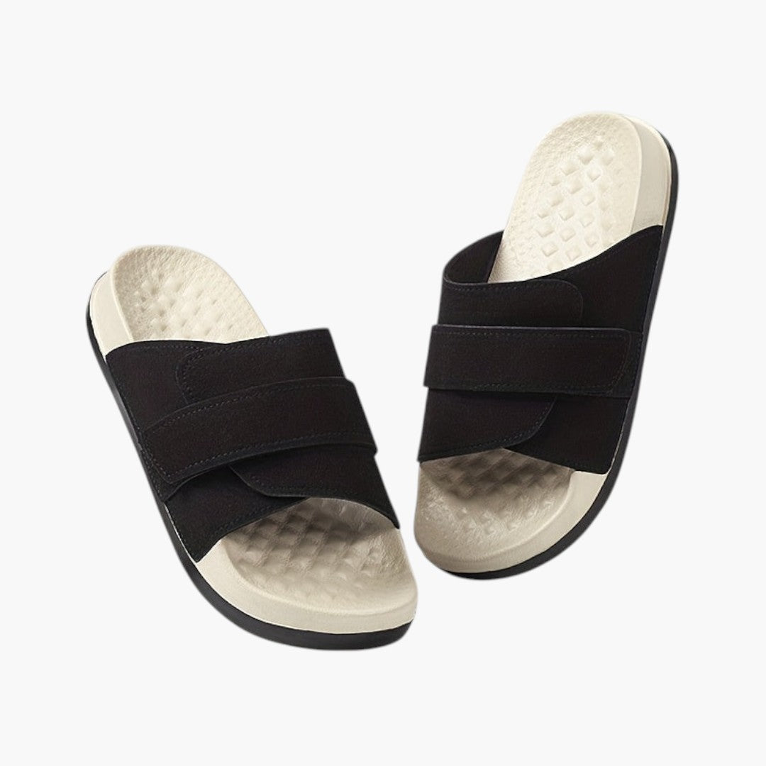 Hommes Pantoufles Sport a Fermeture Ajustable et Semelle EVA