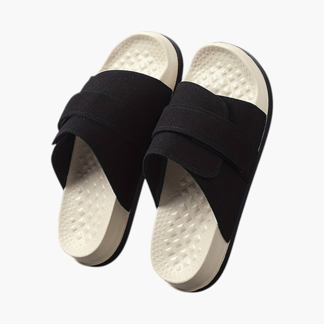 Hommes Pantoufles Sport a Fermeture Ajustable et Semelle EVA