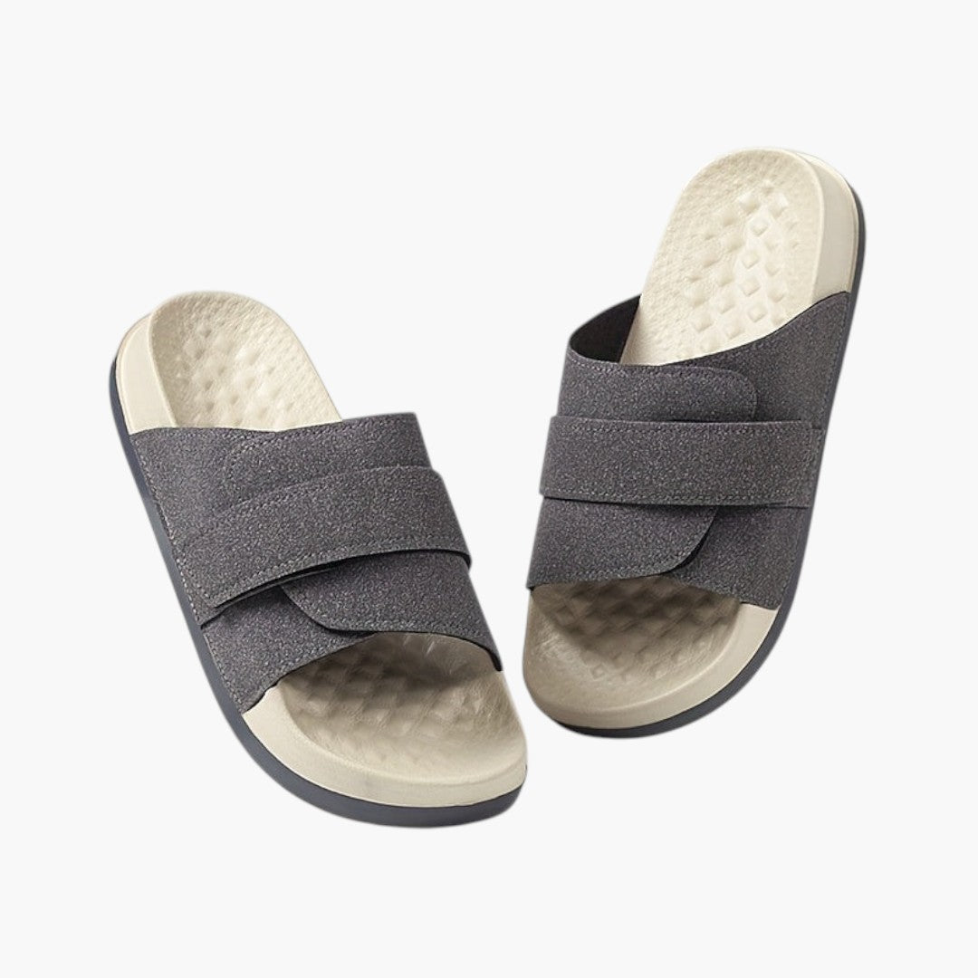 Hommes Pantoufles Sport a Fermeture Ajustable et Semelle EVA