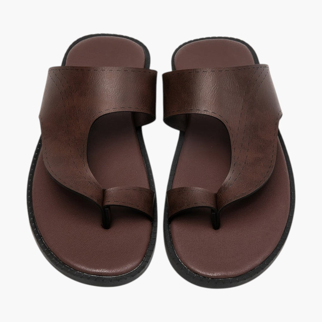 Hommes Sandales avec Dessus Microfibre et Semelle Caoutchouc