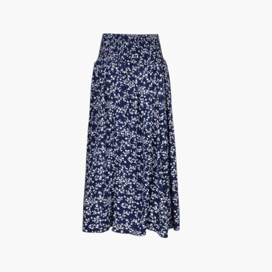 Maxi Skirt for Women with Side Slit and High Waist