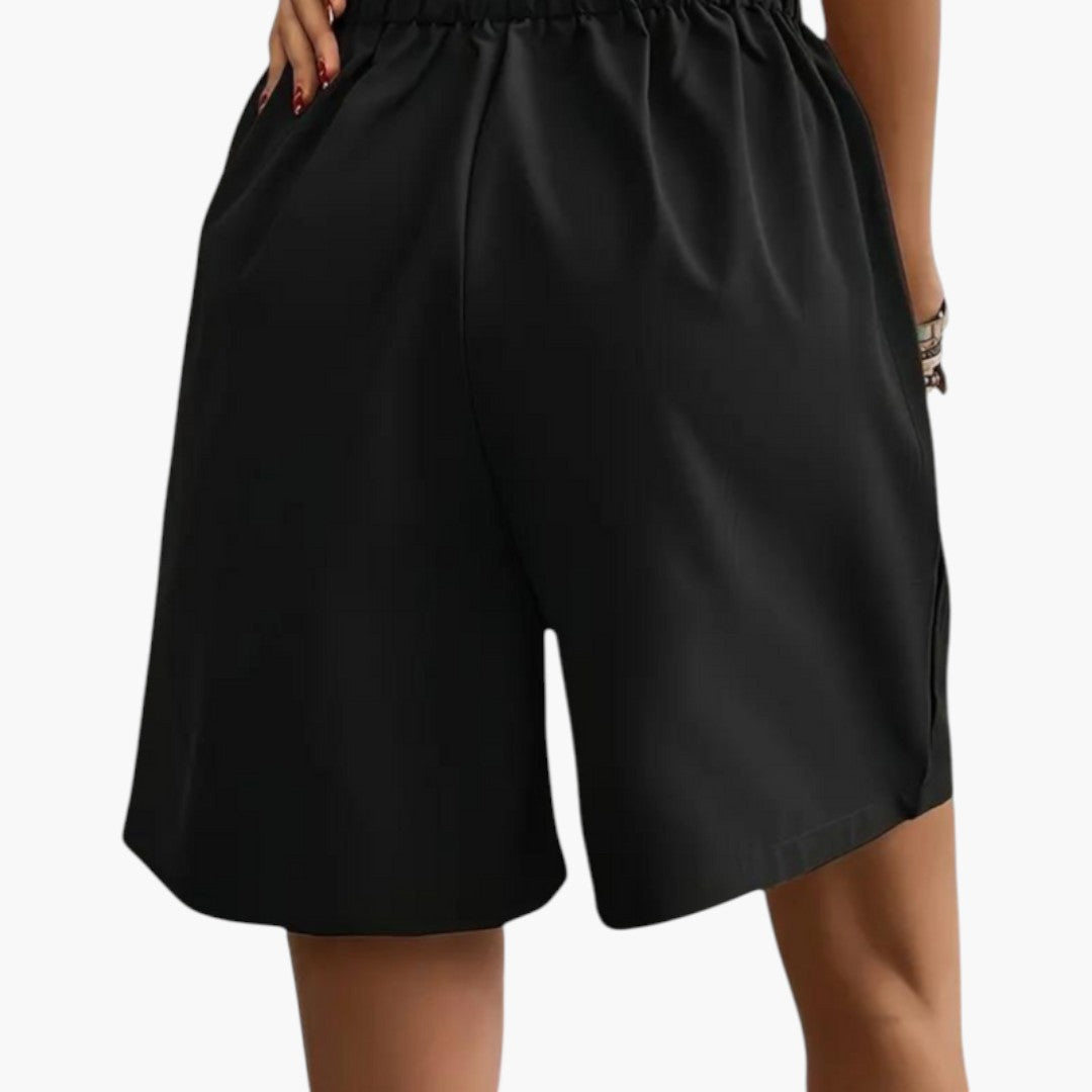 High-waisted skirt for women with pockets