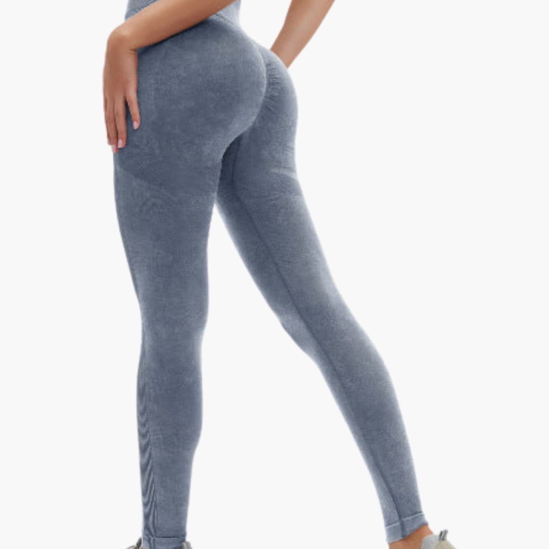 Damen Sportleggings mit hoher Taille und elastischem Halt