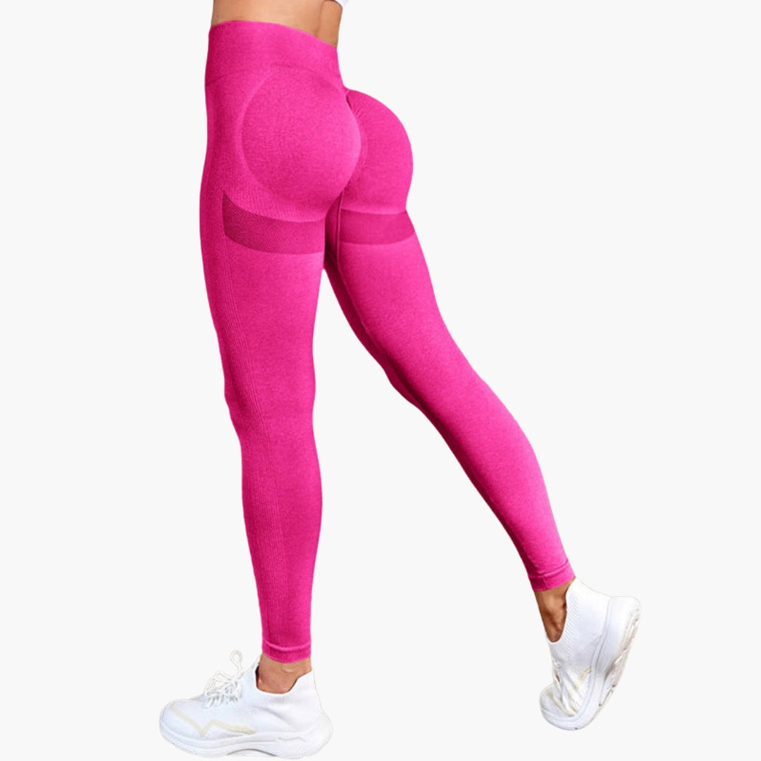 Legging sport femme taille haute avec empiècements mesh