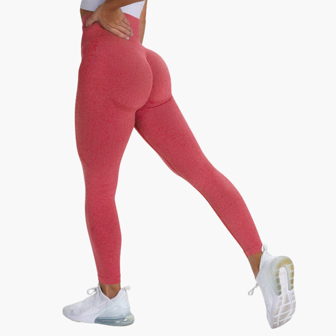 Legging sport femme taille haute sans couture